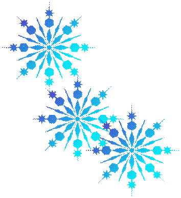 Snowflakes Blue
