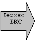 Стрелка вправо: Внедрение
ЕКС