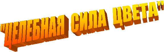 "ЦЕЛЕБНАЯ СИЛА ЦВЕТА"