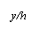 �������: y/h