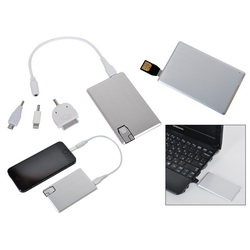 ��������: ������������� �������� ���������� (1000 mAh) c USB flash-������ (4��), ������ � ��������� ��� ������� iPhone 4/4S, 5/5S/5C,6, Micro USB, ������
