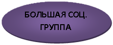 Овал: БОЛЬШАЯ СОЦ. ГРУППА