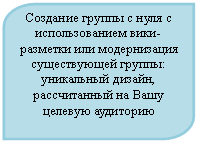Зарезервировано: Создание группы с нуля с использованием вики-разметки или модернизация существующей группы: уникальный дизайн, рассчитанный на Вашу целевую аудиторию