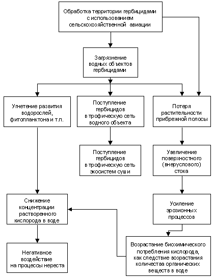 Рисунок 4. Выявление воздействий при помощи сети (Canter, L.W., 1996)