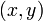 (x,y)\,\!