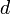 d\,\!