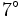 7^\circ\,\!