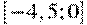 [-4,5;0]