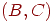 (B,C)