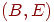 (B,E)