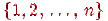 \{1,2\dts n\}