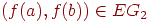 \left(f(a),f(b)\right)\in EG_{2}