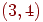 (3,4)