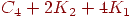 C_{4} +2K_{2} +4K_{1}