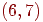 (6,

7)