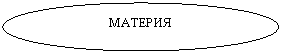 Овал: МАТЕРИЯ