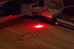 Woodburning the Pionner plaque