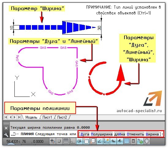 ��������� ������� ��������� � AutoCAD