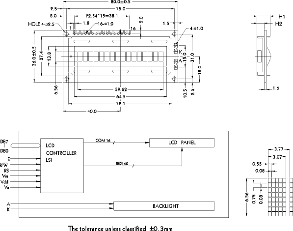 LCD-������� PC1601A