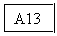 �������: A13