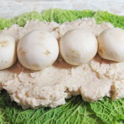 Рулет из рыбного муслина с грибами - шаг 3