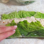 Рулет из рыбного муслина с грибами - шаг 4