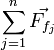 \sum_{j=1}^n \vec {F_{f_j}}