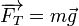 \overrightarrow{F_T} = m \vec{g}