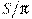 S/\pi