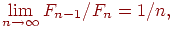 \lim_{n