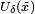 \scriptstyle{U_\delta(\tilde{x})}