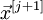 \vec{x}^{[j+1]}\!