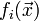 f_i(\vec{x})