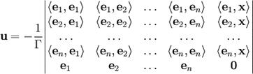 \mathbf{u}