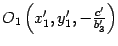 $ {O_1\left(x_1',y_1',-\frac

{c'}{b_3'}\right)}$