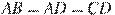 AB = AD = CD