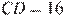 CD = 16