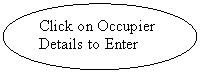 ����: Click on Occupier Details to Enter the Details



