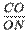 $\displaystyle {\frac{CO}{ON}}$