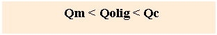 Text Box: Qm < Qolig < Qc 