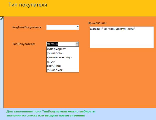 Практические работы в MS Access