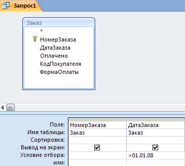 ������������ ������ � MS Access
