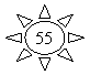 Солнце: 55