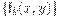 \{f_{k}(x,y)\}
