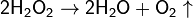 \mathsf{2H_2O_2