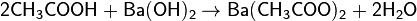 \mathsf{2CH_3COOH