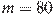 m =80