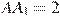 AA_1=2