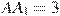 AA_1=3