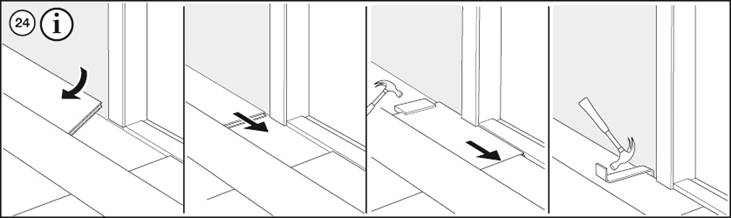 Laminate installation